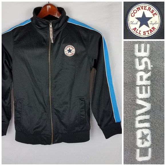 converse blue jacket